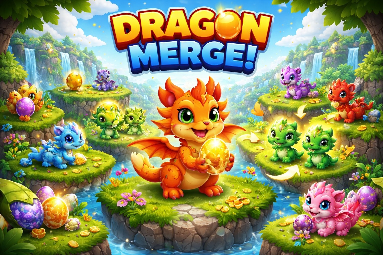 Dragon Merge game